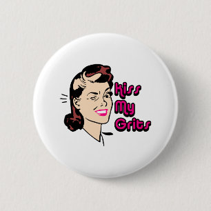 Grits 6 Cm Round Badge