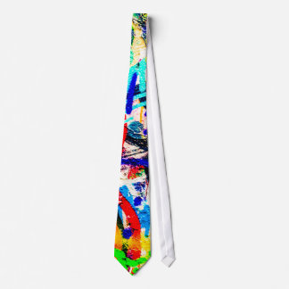 Gritty Crazy Graffiti Tie