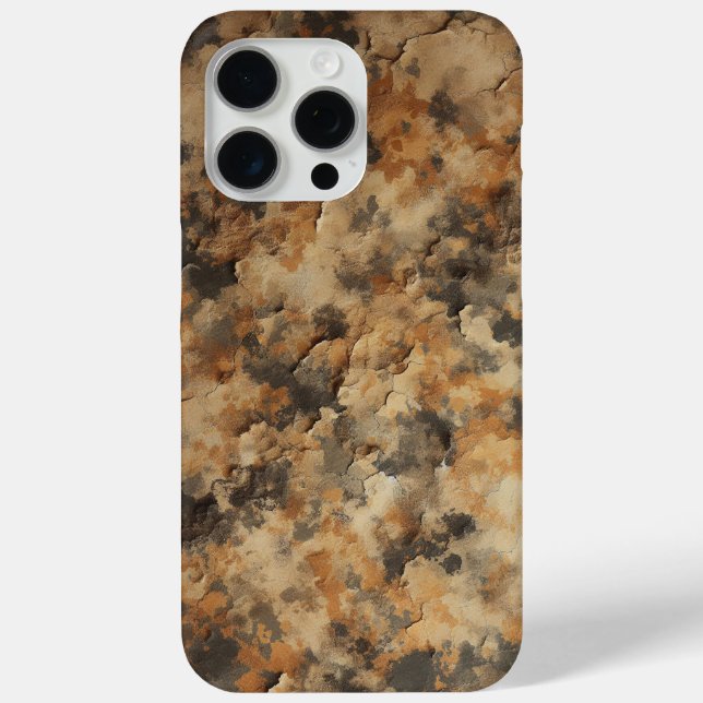 Gritty Desert, textured camo, rugged design Case-Mate iPhone Case (Back)