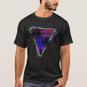 Gritty Vintage Style Synthwave Inspired Retro 80s  T-Shirt