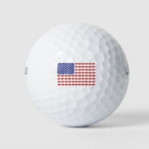 Grizzley-Bear-USA-Flag Golf Balls