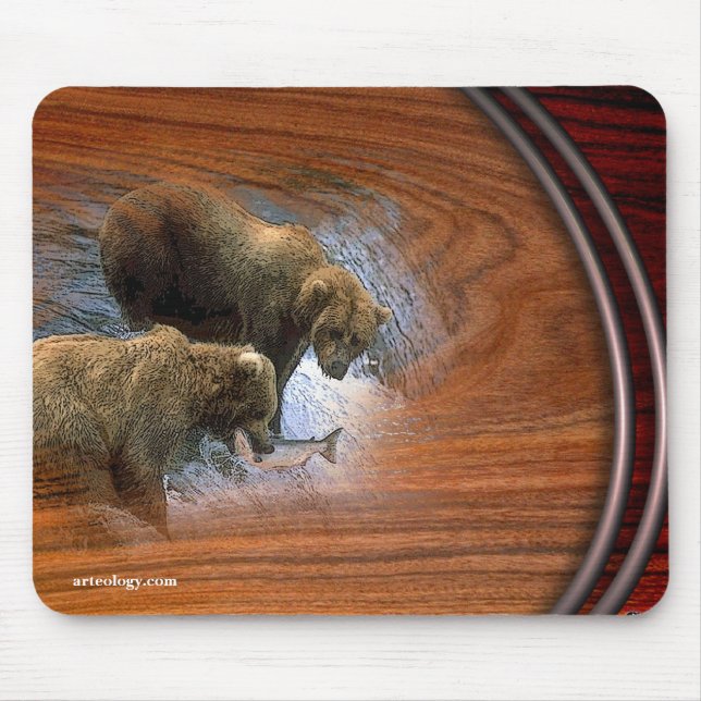 GRIZZLEY BEARS MOUSE PAD (Front)