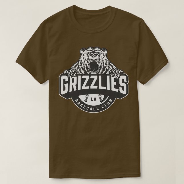 Grizzlies baseball team 2 T-Shirt (Design Front)