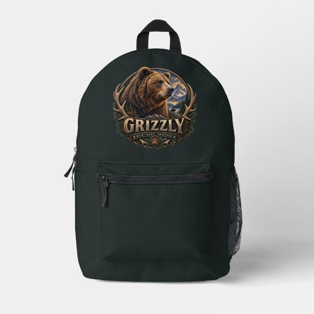 Grizzly – American Wild Printed Backpack (Front)