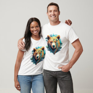 Grizzly Bear Animal Freedom World Wildlife Wonder T-Shirt