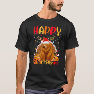 Grizzly Bear Animal  Happy Grizzly Bear Hellothank T-Shirt