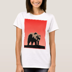 Grizzly Bear at Sunset  - Original Wildlife Art T-Shirt