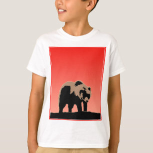 Grizzly Bear at Sunset  - Original Wildlife Art T-Shirt