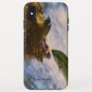 Grizzly Bear Catching Steelhead Salmon Case-Mate iPhone Case