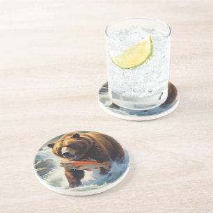 Grizzly Bear Coaster