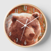 Grizzly Bear Cub in Fireweed Painting Wildlife Art