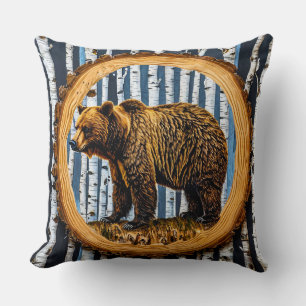 Grizzly Bear Cushion