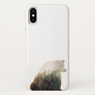 Grizzly Bear Double Exposed Phone Case
