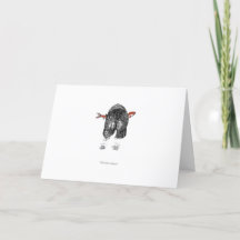 Grizzly bear Folded Holiday Card
