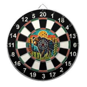 Grizzly Bear Forest Precision Target Dartboard