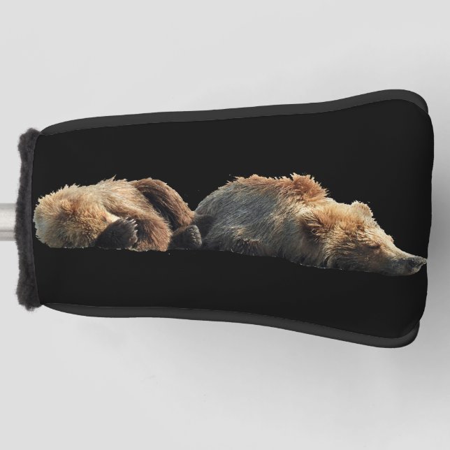 grizzly bear Golf Head Cover (Front)