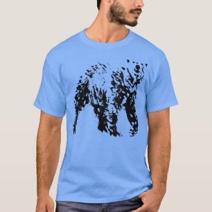 Grizzly Bear Grizzlies Motif Predator Bears Forest T-Shirt