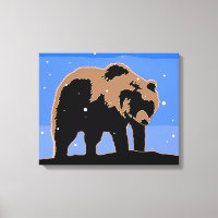Grizzly Bear in Winter  - Original Wildlife Art