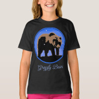 Grizzly Bear in Winter - Original Wildlife Art T-