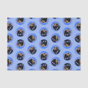 Grizzly Bear in Winter - Original Wildlife Art Tissue Paper