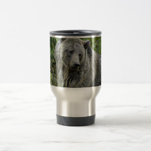 Grizzly Bear in Yellowstone National Park Travel Mug