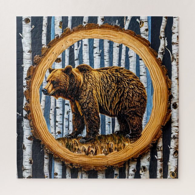 Grizzly Bear Jigsaw Puzzle (Vertical)