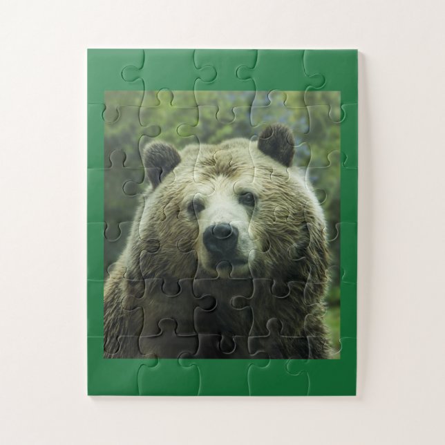 GRIZZLY BEAR JIGSAW PUZZLE (Vertical)