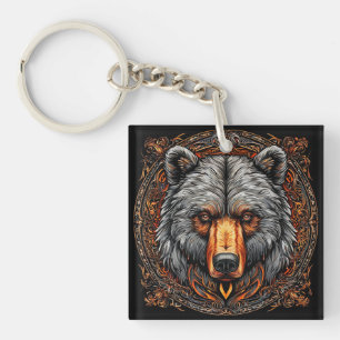 Grizzly Bear Key Ring
