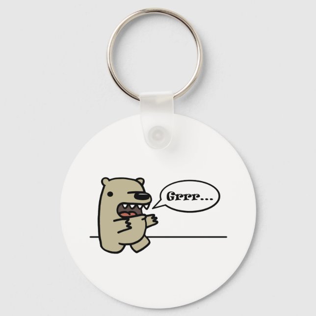 Grizzly Bear Key Ring (Front)