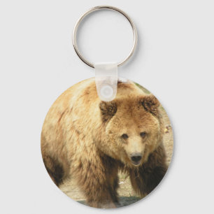 Grizzly Bear Keychain