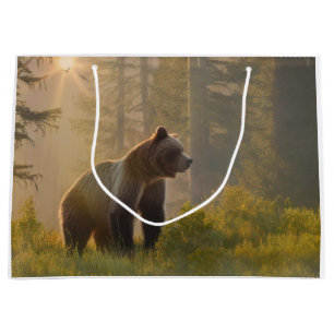 Grizzly Bear Large Gift Bag