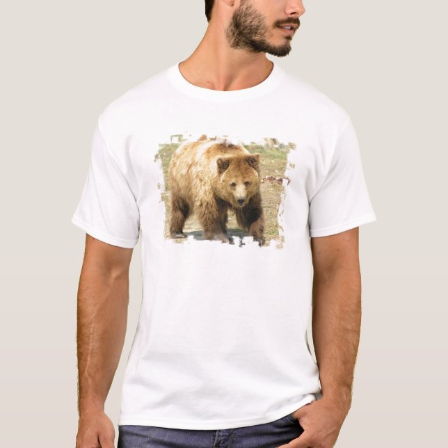 Grizzly Bear Men's T-Shirt (Front)