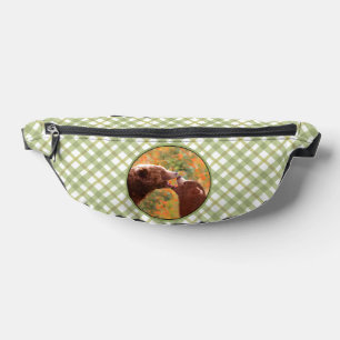 Grizzly Bear Mother and Cub Painting Wildlife Art Bum Bags