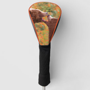Grizzly Bear Mum and Cub Painting - Wildlife Art Golf Head Cover