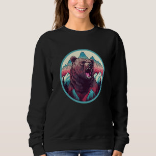 Grizzly Bear Outdoor Nature Alaska Hunting Hiking  Sweatshirt
