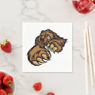 Grizzly Bear Paper Napkins