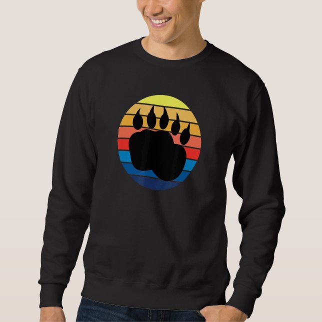 Grizzly Bear Paw Bear Claw Sweatshirt (Front)