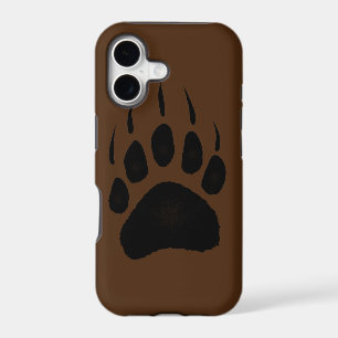 Grizzly Bear Paw Prints Wildlife Design