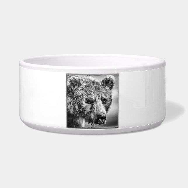 Grizzly bear portrait (Front)