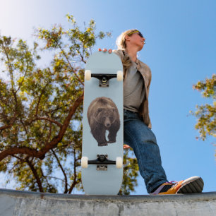 Grizzly bear Skateboard Deck