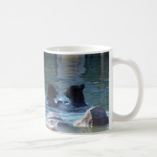 Grizzly Bear Swimming Party Binder Coffee Mug