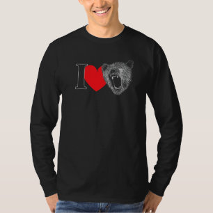 Grizzly Bear Tee For Women Men Mum Dad Sister Brot