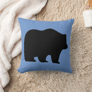 GRIZZLY BEAR THROW PILLOWS