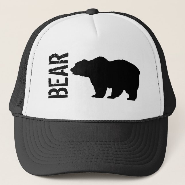 Grizzly Bear Trucker Hat (Front)