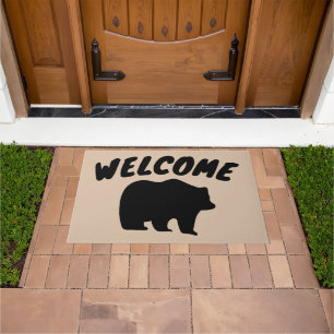 GRIZZLY BEAR WELCOME DOOR MATS