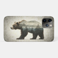 Grizzly Bear Wilderness Art