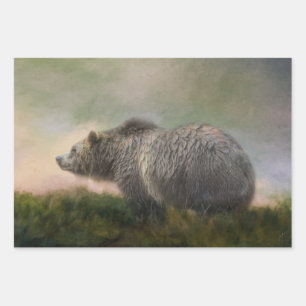 Grizzly Bear Wildlife Decoupage Paper
