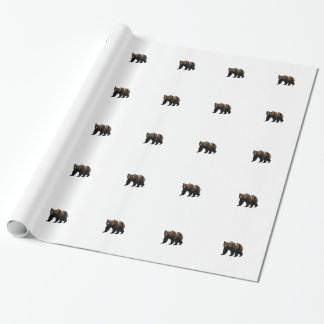 Grizzly Bear Wrapping Paper