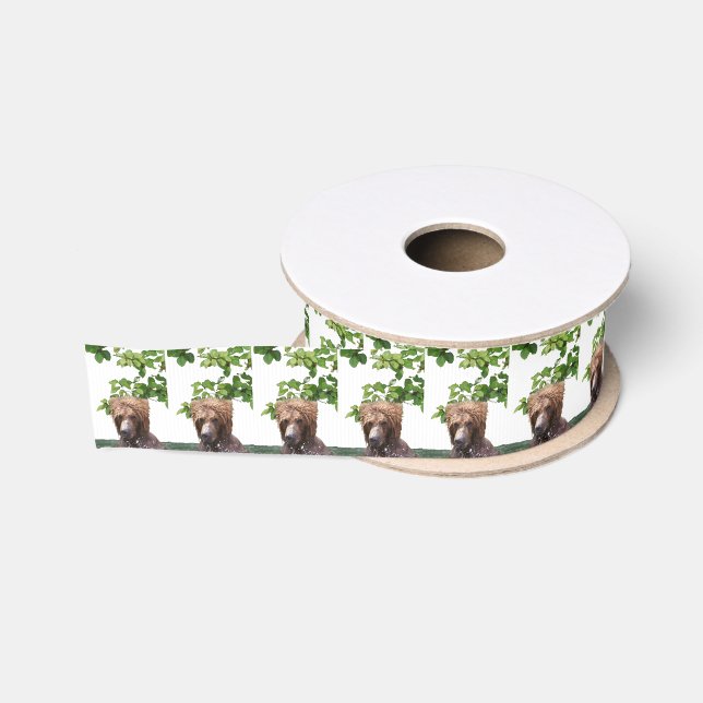 grizzly bears grosgrain ribbon (Spool)