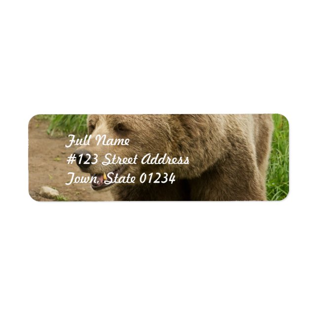 Grizzly  Mailing Labels (Front)